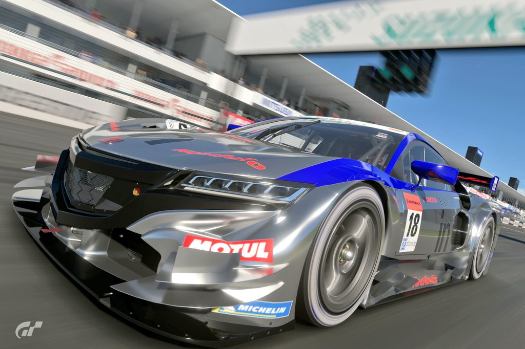 sTXO5s9eNjFOLP5's tweet photo. 今週のWTC900、別のマシンで挑戦
今回はSUPER GT Weider Modulo NSX Concept-GT 2014Verです😃
このマシンにかんしては とにかくリヤタイヤの消耗が激しくちょっと苦戦しました😅
#GT7
#ウィークリーチャレンジ
#WeiderModuloNSXConceptGT
#スーパーGT
#GT500 https://t.co/7tKKrCYoBP