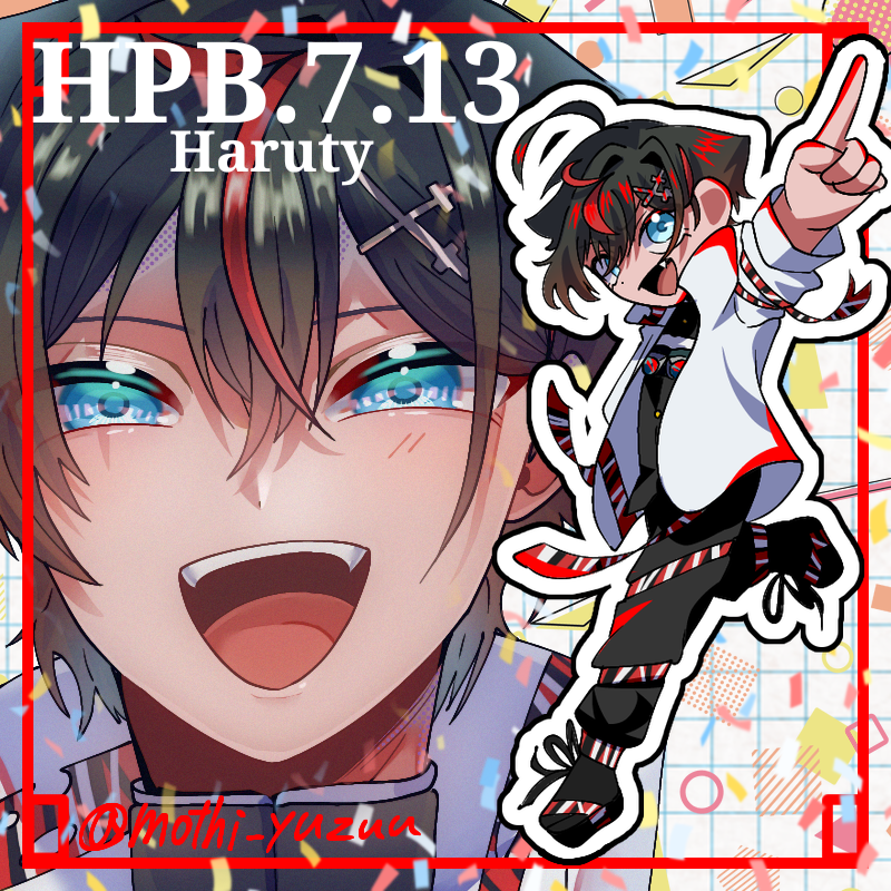 mothi_yuzuu's tweet photo. #メメリ絵
#はるてぃー誕生祭2026
お誕生日おめでとうございます🎉🎉🎉🎉🎉🥳🥳🥳🥳🥳 https://t.co/crRazmX3VC