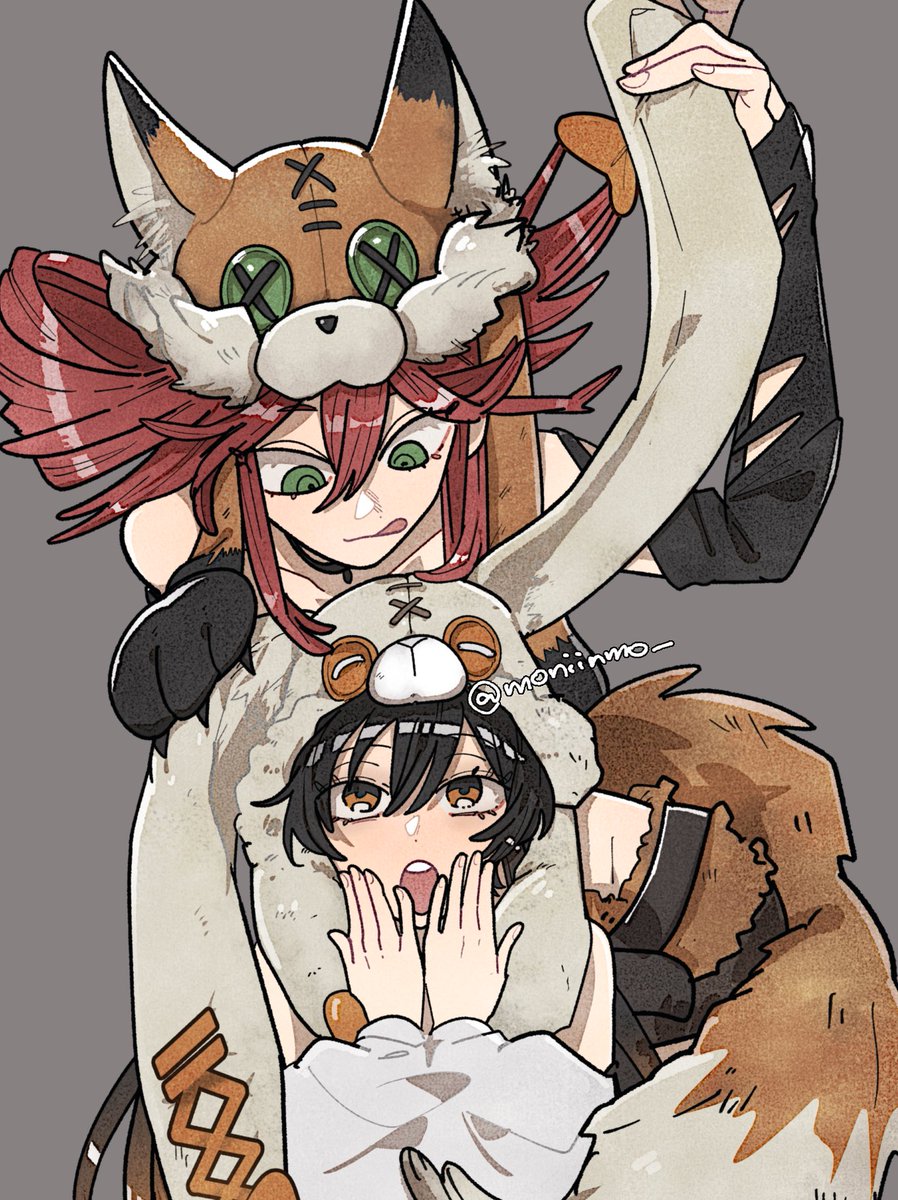 moniinmo_'s tweet photo. 🦊🐰 https://t.co/nElZpLRgG8