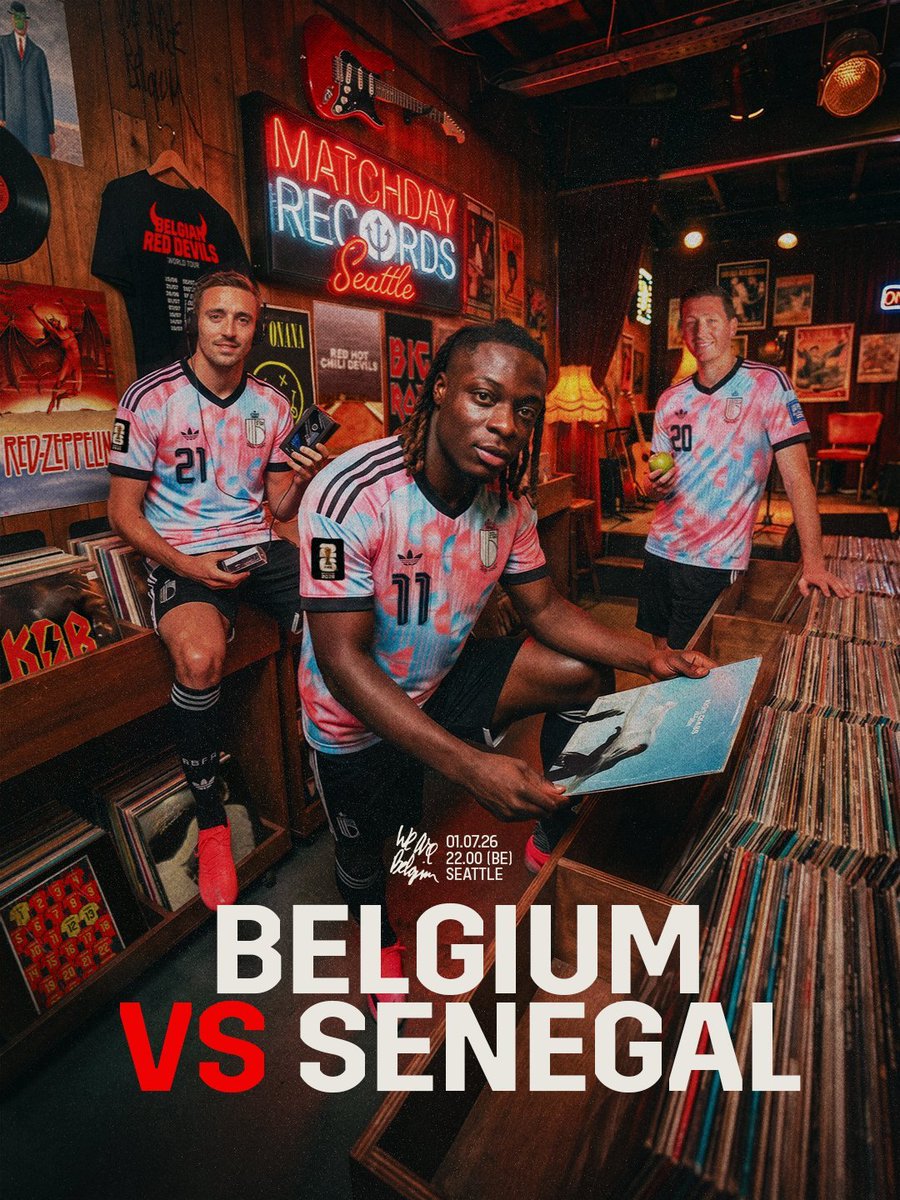 TheAdhamSameh's tweet photo. I genuinely believe @BelRedDevils  are already the clear winners when it comes to the best visual digital experience among all 48 teams at this World Cup.

They're incredibly underrated and undervalued, yet exceptionally good at what they do. Top-notch visual quality,  consistency, and outstanding brand recognition. Their work is vibrant, refreshing, visually pleasing, and, above all, distinctive. They've clearly used a bit of AI, but I don't mind it at all, especially when it's used responsibly, with respect for the audience rather than simply chasing content inflation.

I genuinely encourage everyone to spend a few minutes exploring their account. Check out their match cards, lineup graphics, and even their time zone visuals, it's a truly unique visual experience.I actually don't know who the designer behind it is. Otherwise, I would've happily credited them here. If anyone knows, I'd really appreciate a tag.