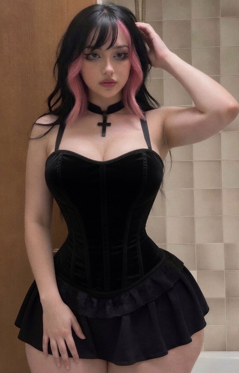 auraxxaurora's tweet photo. what if she was 5'3" instead? 🖤 https://t.co/8LcMfqQzwz