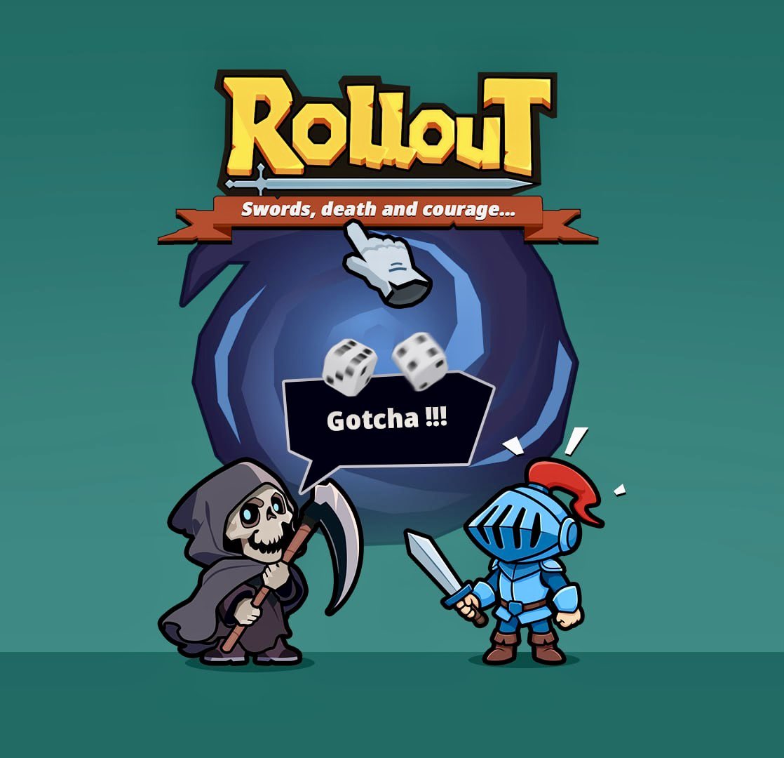 Modernistaventu's tweet photo. A new illustration from our game about swords, death, and courage! ⚔️💀
#KnightX #indiegame #midcore #dice
#mibilegame #battle https://t.co/tm9nVrwYPR