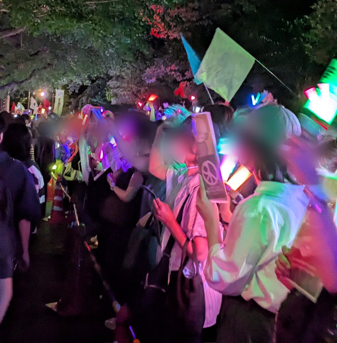 mint_choco0525's tweet photo. 今日は #めちゃくちゃな政治に抗議する国会前アクション へ。

蚊🦟に我慢出来ずw後半は国会図書館方面へ、通行がままならないほどの人の波をかき分けて歩いた。

歩道もずーっと人の列が続いてるのが分かったし、憲法カエル🐸やステキ幟に出会えて、歩くのも良いなーと思った♡
#ﾘｰﾘｰのﾃﾞﾓ探訪 https://t.co/jb9wHCgeSl