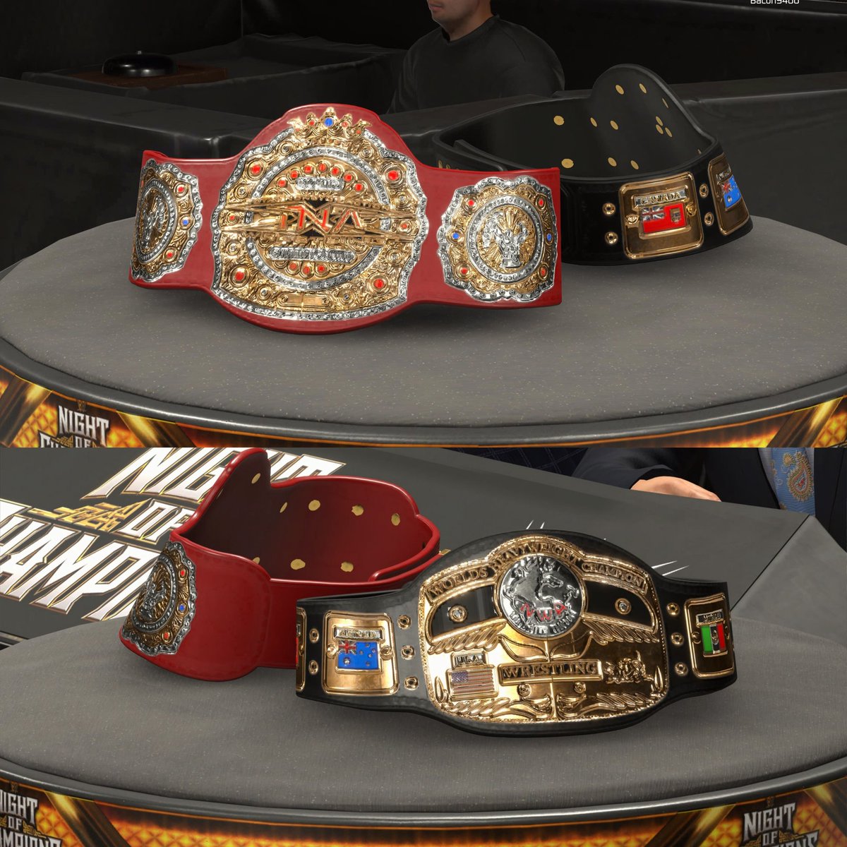 Sexybacon490's tweet photo. TNA Championship Set #1 Uploaded on CC #WWE2K26

Hashtag : Bacon9400 https://t.co/Bn6RrWYFva