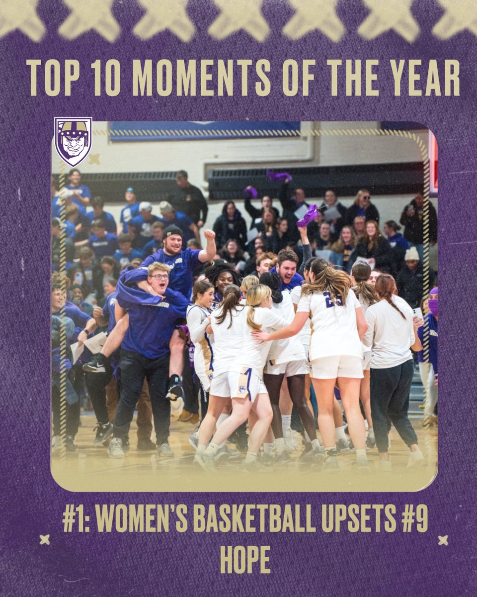 gobrits's tweet photo. And now for the No. 1 moment of the 2025-26 athletics year!

Fueled by belief, grit and a packed Kresge Gymnasium, @AlbionWBB knocked off No. 9 Hope, 60-54, in an overtime thriller to snap a seven-game skid against the Flying Dutch and spark a court storm from the Brit Pit! https://t.co/3K52lZgluY