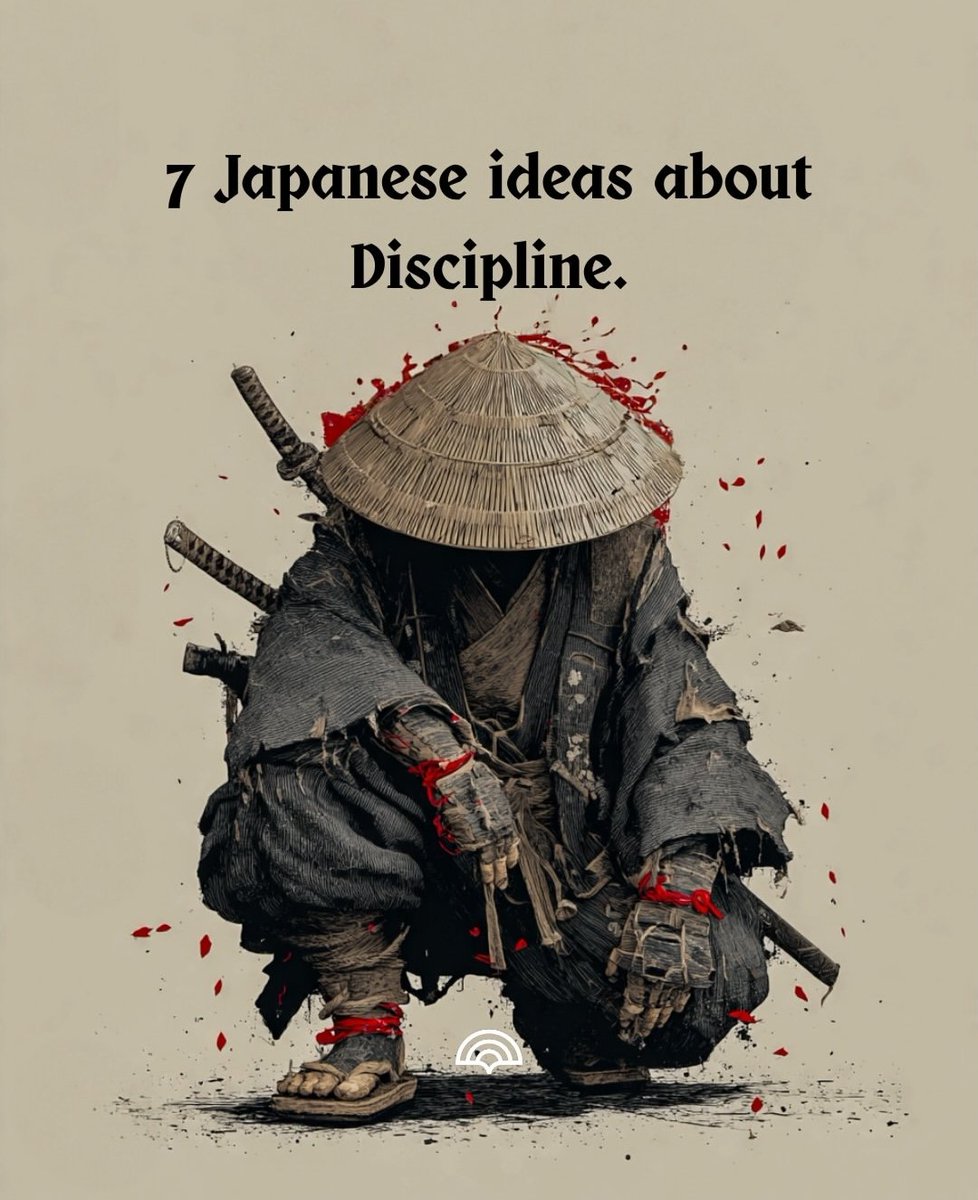 PsycheWizard's tweet photo. 7 Japanese ideas about Discipline..

// Thread || 🧵🧵 https://t.co/z65suO1kSB