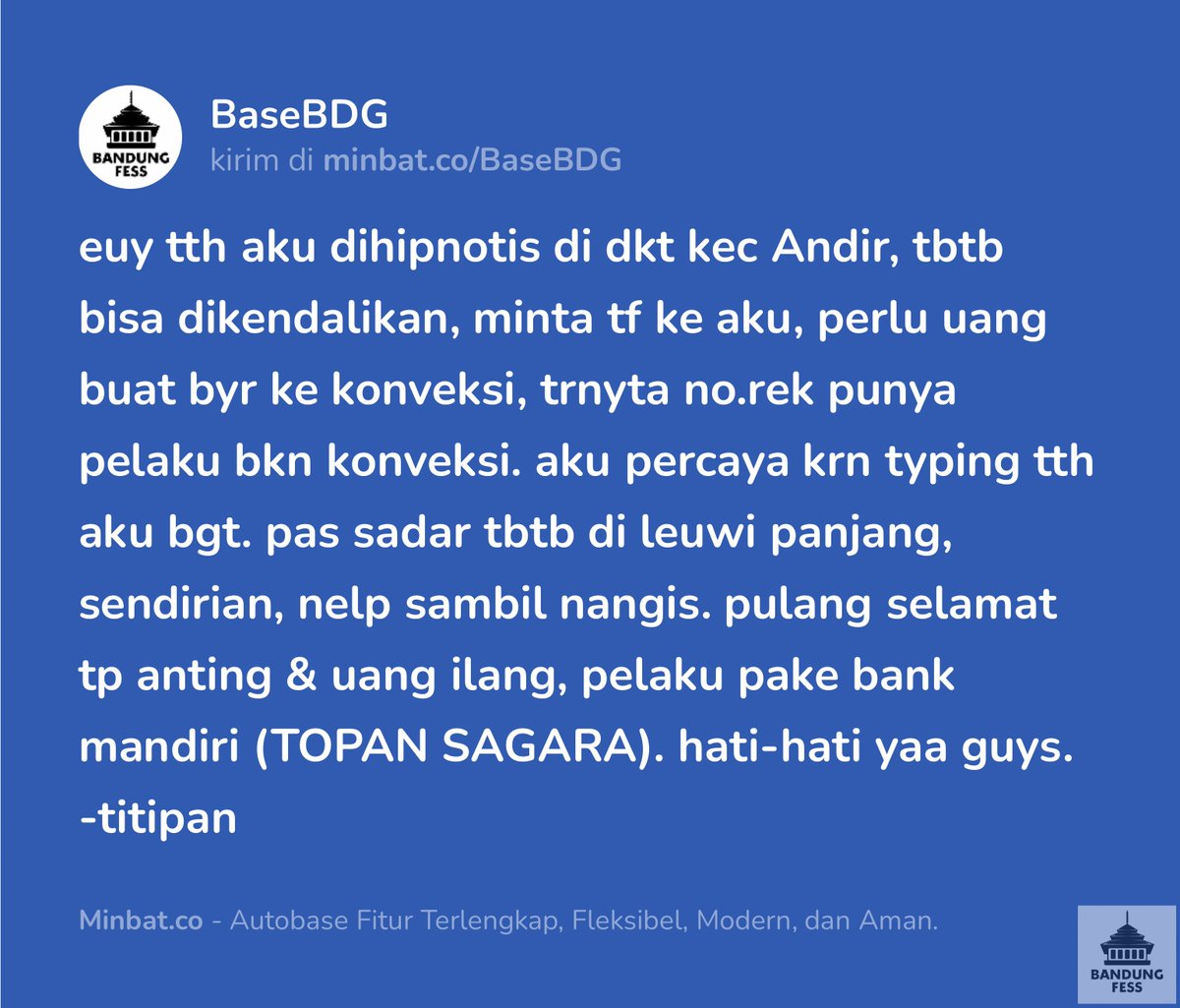 BANDUNG FESS | Kirim menfess cek 📌 tweet media