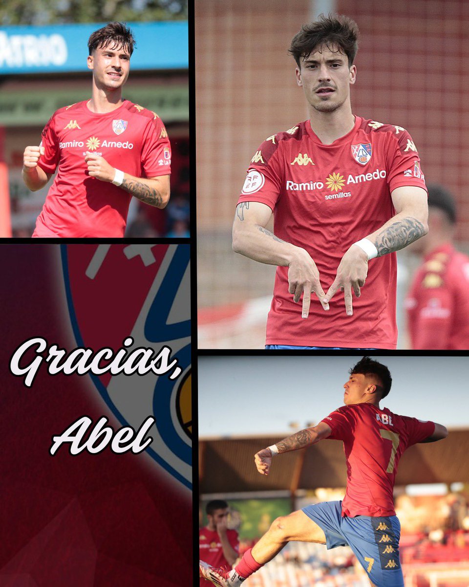 cdcalahorra's tweet photo. 🔴🔵 MUCHAS GRACIAS, ABEL

El CD Calahorra y el Real Jaén llegan a un acuerdo para traspasar a Abel Sánchez a la entidad jienense.

Agradecemos al jugador su esfuerzo y dedicación cuando ha defendido este escudo.

Les deseamos toda la suerte en el futuro ✨ https://t.co/PvlfjPM2Me