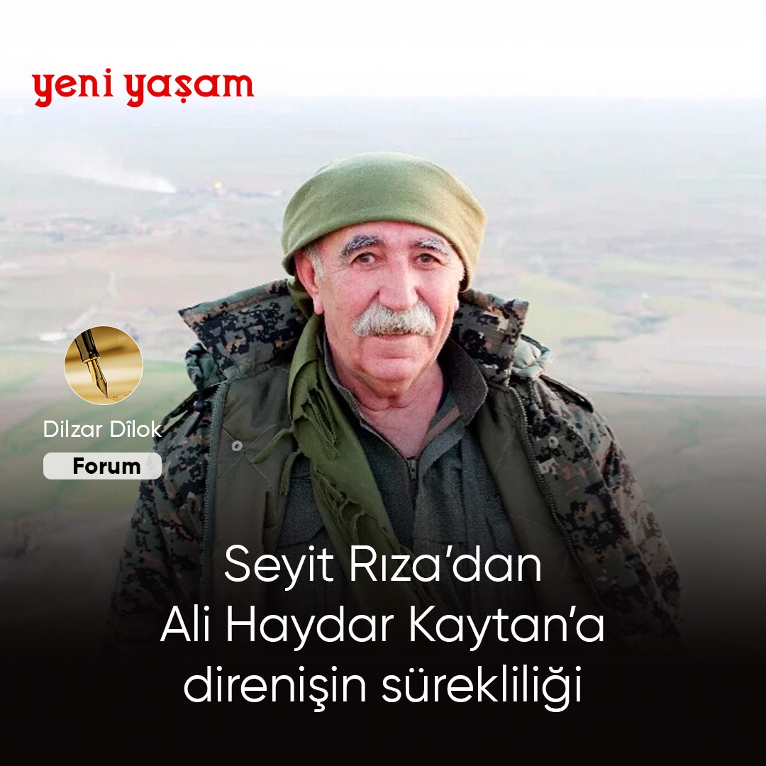 yeniyasamnews5's tweet photo. 📌Seyit Rıza’dan Ali Haydar Kaytan’a direnişin sürekliliği

▪️ Tarih Seyit Rıza şahsında bize ‘Beni öldüren senin özgürlüğünü verir mi?’ sorusunu soruyor. ‘Oyunlara gelmemeyi’ söylerken kendimizi inşayı kendimizin yapması gerektiğini, başka dış güçlere karşı bu konularda beklentiye girmenin gaflet olduğunu söylüyor

🖊Dilzar Dîlok

https://t.co/IoQfgpwacM