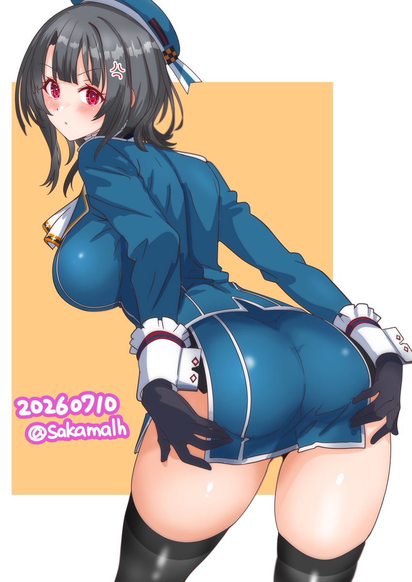 sakamalh's tweet photo. ……馬鹿め…と言って差し上げますわ💢
#艦これ版真剣お絵描き60分一本勝負_20260710 https://t.co/ZH08pgWQUf
