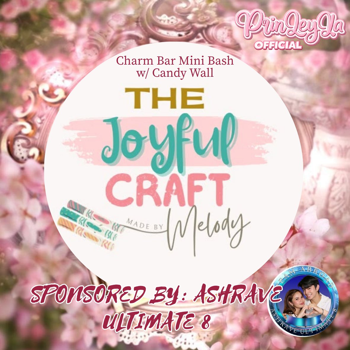 prinleylaofc's tweet photo. 𝑷𝑨𝑳𝒂𝒓𝒊𝒕𝒐 𝑲𝒂 𝑫𝒂𝒑𝒂𝒕!

Drop by the 𝗖𝗵𝗮𝗿𝗺 𝗕𝗮𝗿 𝗠𝗶𝗻𝗶 𝗕𝗮𝘀𝗵 𝘄/ 𝗖𝗮𝗻𝗱𝘆 𝗪𝗮𝗹𝗹 by 𝗧𝗵𝗲 𝗝𝗼𝘆𝗳𝘂𝗹 𝗖𝗿𝗮𝗳𝘁 and create your own personalized charm while enjoying sweet treats. It's the perfect stop to make your 𝗢𝗻𝗰𝗲 𝗨𝗽𝗼𝗻 𝗔 𝗦𝘁𝗮𝗿: 𝗔 𝗡𝗶𝗴𝗵𝘁 𝘄𝗶𝘁𝗵 𝗣𝗔𝗟 experience even more memorable. 

A heartfelt 𝗦𝗽𝗲𝗰𝗶𝗮𝗹 𝗧𝗵𝗮𝗻𝗸𝘀 to 𝗔𝗦𝗛𝗥𝗔𝗩𝗘 𝗨𝗹𝘁𝗶𝗺𝗮𝘁𝗲 𝟴 for sponsoring this delightful booth and helping make our 𝗠𝗲𝗲𝘁 & 𝗚𝗿𝗲𝗲𝘁 even more special. 

 𝗖𝗿𝗲𝗮𝘁𝗲. 𝗖𝗼𝗹𝗹𝗲𝗰𝘁. 𝗖𝗵𝗲𝗿𝗶𝘀𝗵. See you at 𝗢𝗻𝗰𝗲 𝗨𝗽𝗼𝗻 𝗔 𝗦𝘁𝗮𝗿: 𝗔 𝗡𝗶𝗴𝗵𝘁 𝘄𝗶𝘁𝗵 𝗣𝗔𝗟!

#PrinLeyLa