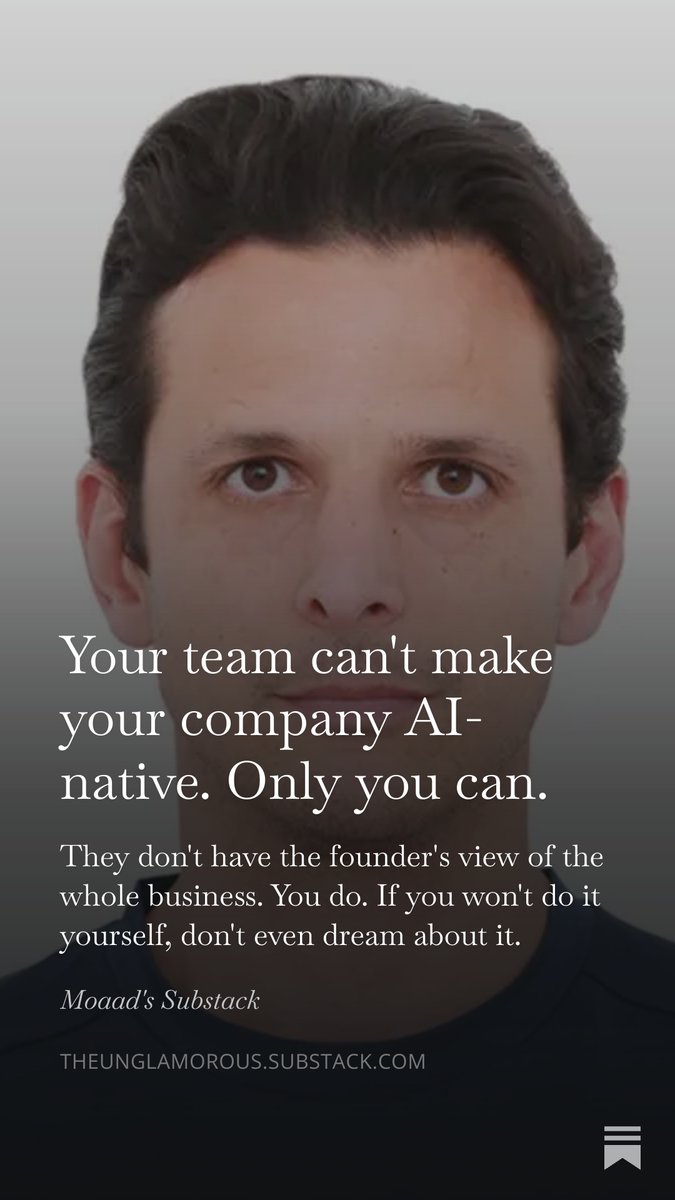melaboudi's tweet photo. I'm making a climatech company AI-native. Not a demo. In production. Every founder online is suddenly "AI-native." Most of what I see is slides and screenshots of ChatGPT. https://t.co/p3ztZ4rH2J