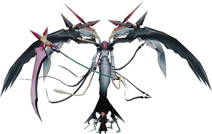 donalddefender's tweet photo. Marluxia’s final form is a distorted version of his dead sister (makes sense) 

Xion’s final form is a distorted version of Sora (makes sense)  

Xemnas’ final form (or largest form I guess) is a?? fucking dragon??? 

Ansem’s final form is an eldritch boat. what. https://t.co/j2lQ8fmVnP