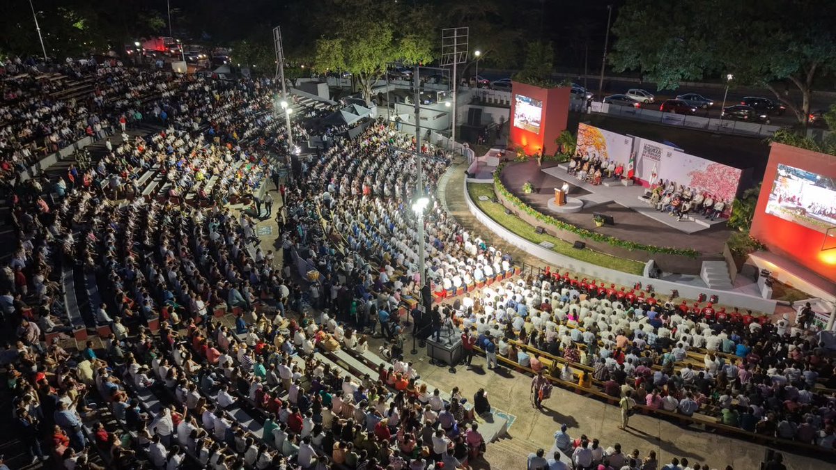 conectadostab's tweet photo. Resultados alcanzados en Tabasco, a casi dos años del Gobierno del Pueblo, son bases sólidas para consolidar el bienestar de las familias y construir un horizonte de paz y esperanza, destaca Javier May logros del último trimestre

https://t.co/x6I4K4W238 https://t.co/dmjy1wcrUr