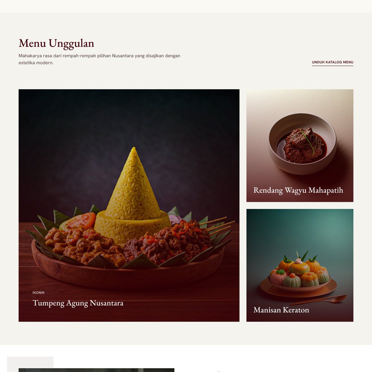 KunciKode's tweet photo. Project Done: Pembuatan Website Catering Sistem Informasi Manajemen &amp; Pemesanan Online. Selesai dikerjakan secara fungsional dengan fitur katalog menu, rekap order, dan integrasi WhatsApp. Terima kasih atas kepercayaannya Hubungi kami: https://t.co/X62sF01Qq2
#zonauang #zonajajan https://t.co/D1mgkm27WH