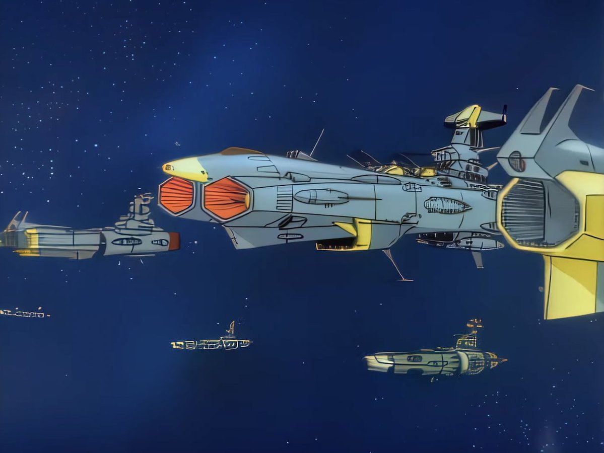 koukou_0830's tweet photo. 宇宙戦艦ヤマトの神回に共通するのは、1話分とは思えないボリューム感にある。
一方で、ヤマト2「壮烈・土方艦長の死!」のシナリオを読むと、そのまま映像化したら尺に収まらないことに気付く。
シナリオの骨格を残しつつ、いかに映像と音で上手にテンポよく描いたのか？その過程が知れる教材である。 https://t.co/NZPkTkJKWX