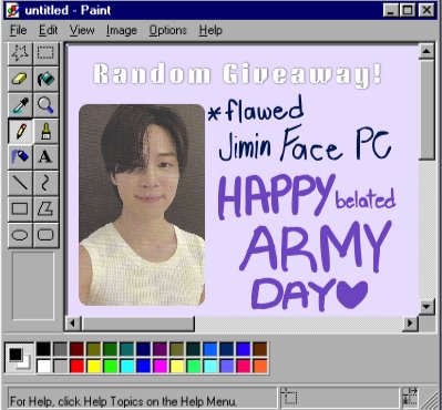 minyooncarts's tweet photo. a very random giveaway ! 1/2 

a belated happy army day 💜

Face Jimin Poca (⁠ ⁠◜⁠‿⁠◝⁠ ⁠)⁠♡

— rt &amp; like niyo lang
— no need to follow pero welcome po kayo here^^
— x sensi bec flawed ang poca na 'to:DD
— willing to shoulder sf :DD

wtb arirang in bulacan tix 
1😆 1💔 https://t.co/Z4Z4XUGo5R