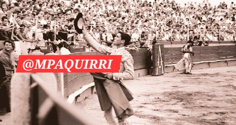 MPAQUIRRI's tweet photo. (7/....)

SEGUNDO TORO. 

BRINDA PACO A SUS BANDERILLEROS, PICADORES Y MOZO DE ESTOQUE https://t.co/vHBOdLmqEB