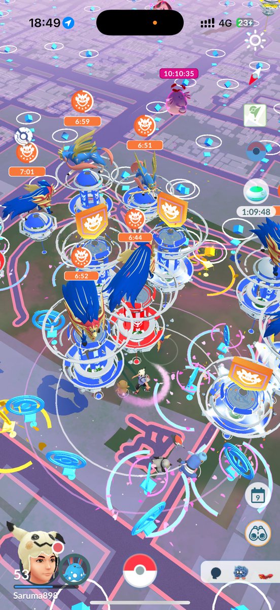 gameman010's tweet photo. 昨日は梅小路公園にGOフェスの下見がてらにザマゼンタを取りに行ってきた
GOフェスすごい人になりそうやな、、、

#ポケモンGO #GOフェス https://t.co/PXTDn4eS8C