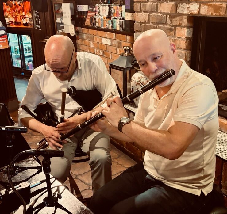 thelinenhall's tweet photo. Everyone’s Music: Building a Trad Scene in East Belfast with David Armstrong & Gary Duffy
31st July, 4pm - 5pm, £5

A new traditional music session was established in The Hearth bar in East Belfast in October 2023, bringing together a growing community of local musicians. From the outset, the session navigated important local dynamics, leading to the phrase ‘Everyone’s Music’, reflecting the inclusive and open nature of the tradition.

In this talk, David and Gary will launch Everyone’s Music #2, discuss its development, and share their vision for the future of traditional music in East Belfast.

For more information on upcoming events and to book, please visit: https://t.co/bY6Jk1IR9q

#LinenHall #OpeningMinds #BelfastEvents