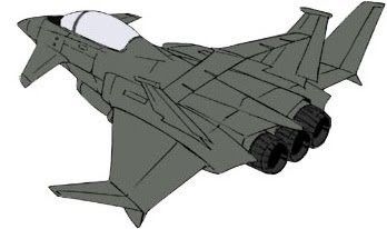 system_a10's tweet photo. 最初に描いたフライアローのイメージ画。３Dモデリングしたのをベースに仕上げた物。モデリングの簡易さを示すもの。それと設定画。全然違うやん！ https://t.co/TdgWAmdSSL