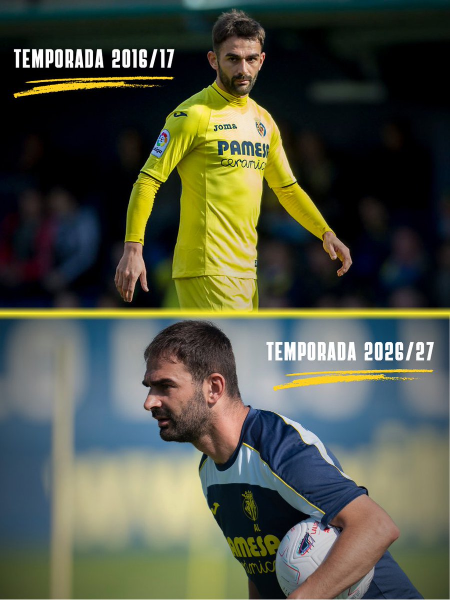 VillarrealCF's tweet photo. 😍 Es un placer verte defender de nuevo nuestro escudo, Adrián

Diez temporadas después, el que fuera delantero del Submarino, ejerce ahora como segundo entrenador en el cuerpo técnico de Iñigo Pérez https://t.co/H4TJIav8A2