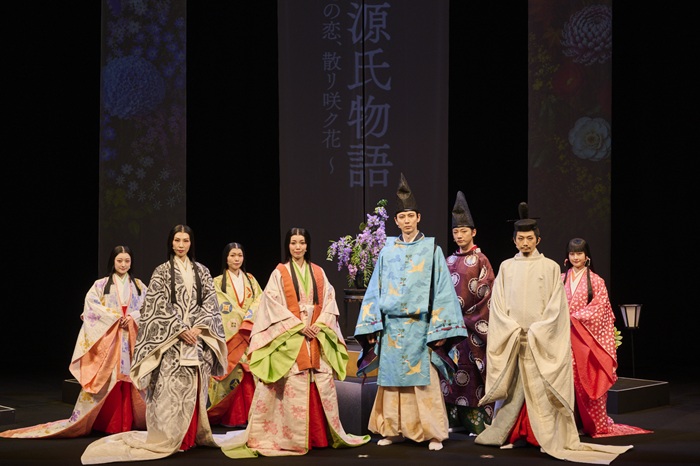 _Kanpen's tweet photo. 【オフィシャルレポ】
「#花語り源氏物語 ～いにしえの恋、散リ咲ク花～」ゲネプロ取材会　
いけばなと朗読劇を融合させた新たなステージ！
#鮎川太陽「観て楽しい、聞いて楽しい作品」
➡ https://t.co/vRYBquW2Tb
鮎川太陽
綾凰華、和合真⼀、内⽥秀、⾼井千帆、星守紗凪
瀬⼾かずや
内海光司 https://t.co/Btx2nhsf7e