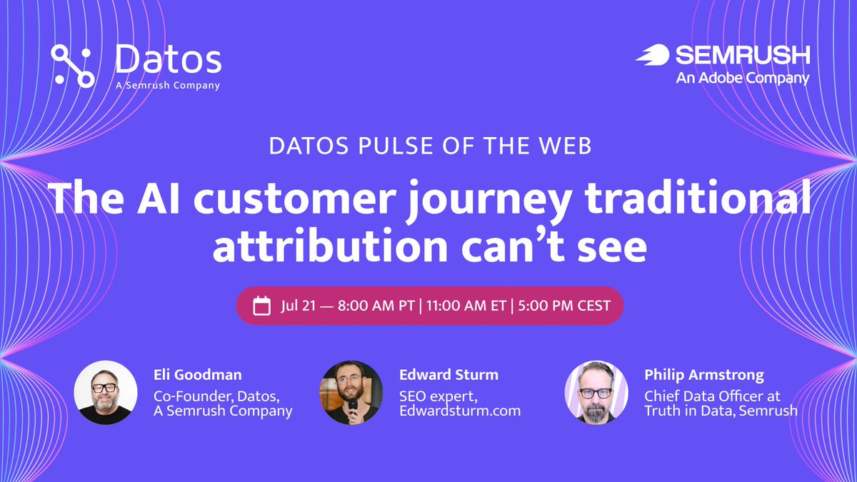 Datos, A Semrush Company tweet media