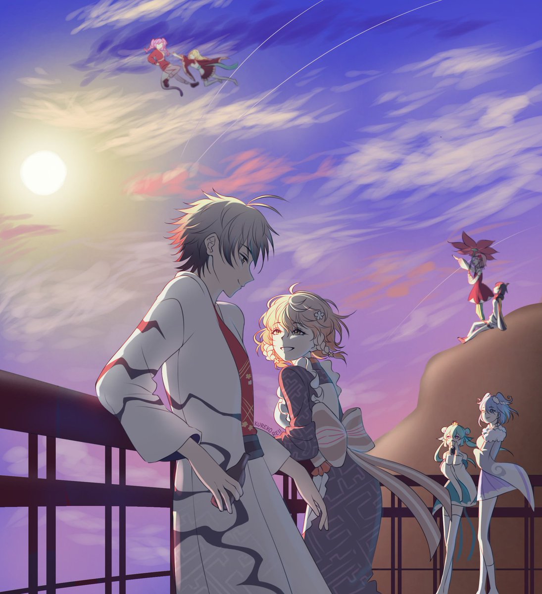 KurekoReii's tweet photo. ‌us in every universe
#Klaratelier #RyomArt  #Denauth https://t.co/HnBfTYSSMd