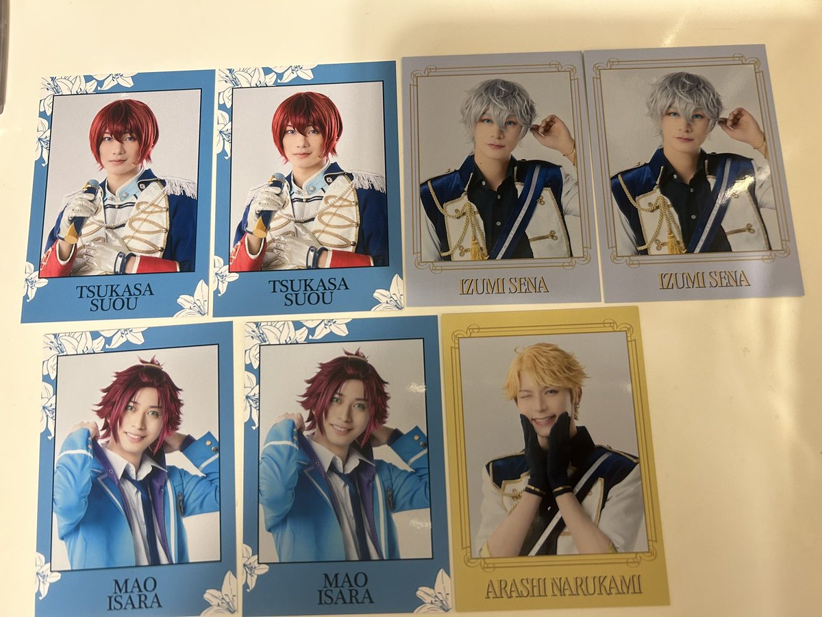 ymt_le5's tweet photo. @bajil0914 初めまして。検索より失礼します。
当方返礼祭の司を所持しているのですが返礼祭レオとの交換は可能でしょうか？
7/11マチネ前後の手渡し可能です。
ご検討いただけますと幸いです。 https://t.co/akbSvZtFXE