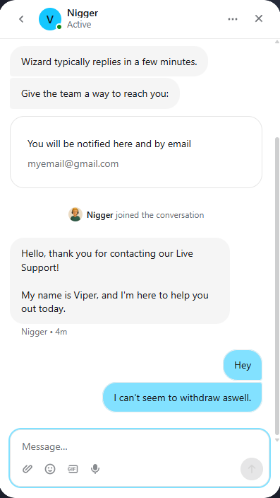bunkergambles's tweet photo. Why did Nigger join my conversation? Is that u @tivuhhhh https://t.co/FP4Z7HgNIr