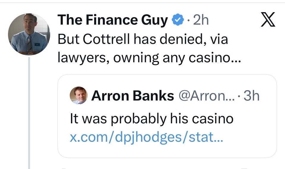 carolecadwalla's tweet photo. So this is all going well https://t.co/paPnYUuuEo