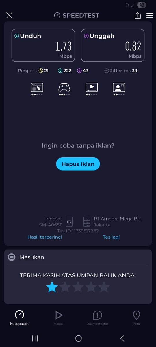 hansipsubuh's tweet photo. @indosatim3 buat apa internet cepet ya wkwkwk https://t.co/W7n3vG0q9B