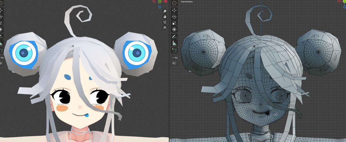 AliceRe1999's tweet photo. Monthly update lel.

#vrchat #VRC #blender #3DCG #vtuber3d https://t.co/IwJ4A9X5DU