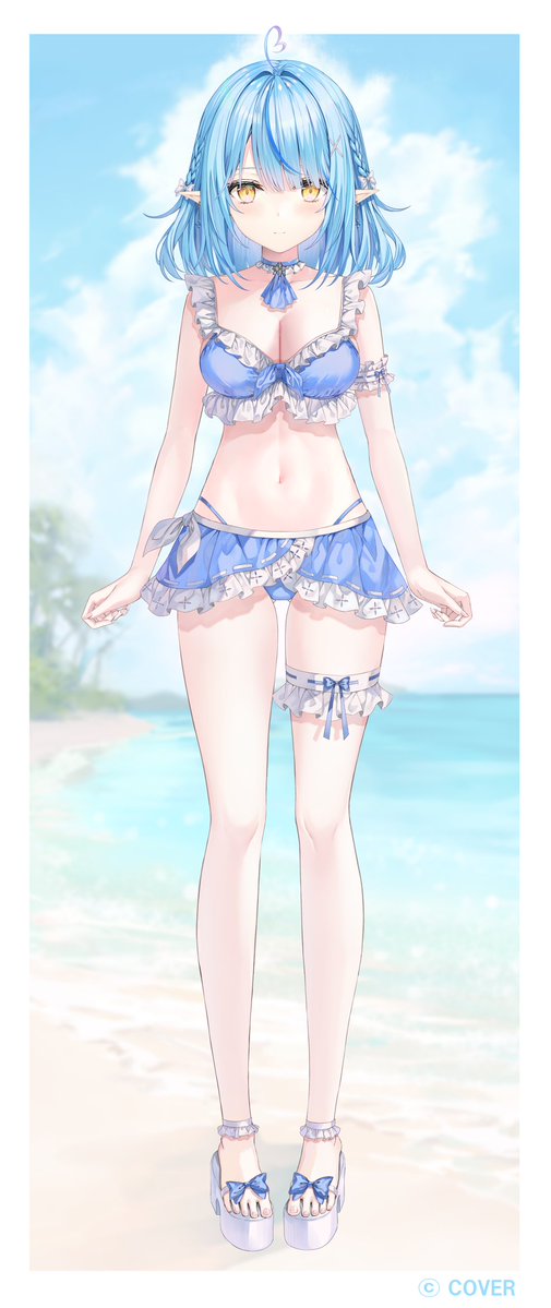 rin7914's tweet photo. 雪花ラミィちゃんの水着新衣装お仕立てしました✨たくさん組み合わせがあるので配信チェックしてみてね🌊 https://t.co/SRLqAzH6Bm
