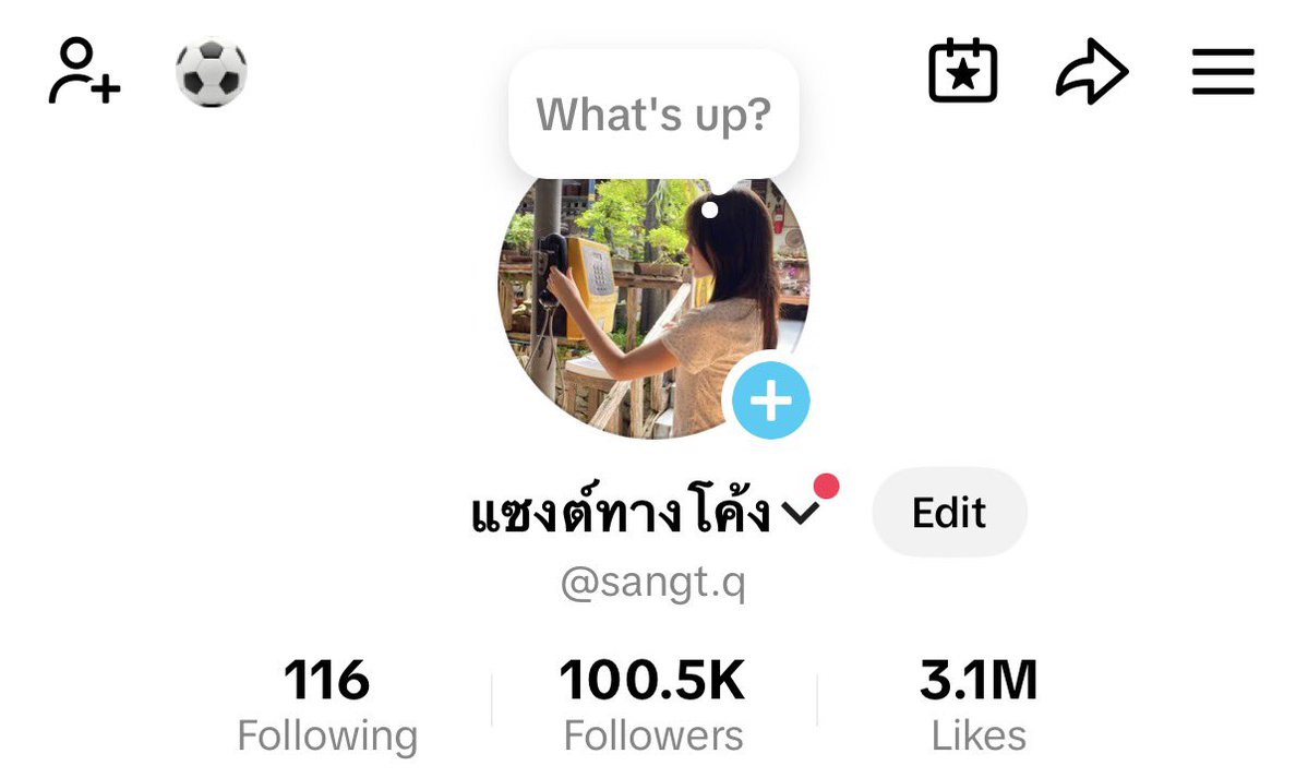 Sangtsangt's tweet photo. ขอบคุณสำหรับ 1 แฉนฟอลนะฮับ😚🤍 https://t.co/3oepZRF4J8