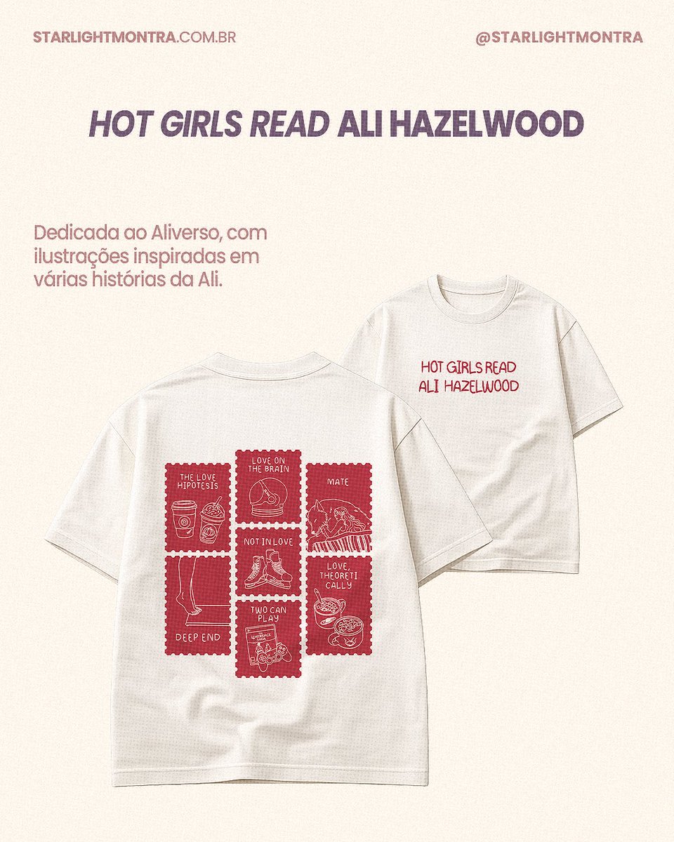 starlightmontra's tweet photo. sem conseguir escolher a camiseta preferida da coleção de a hipótese do amor (e aliverso) 😭💕 https://t.co/ld4IpCQVUp