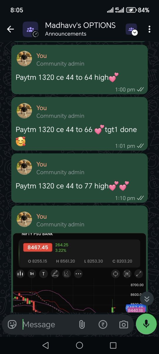 FiiStockFutures's tweet photo. #Cdsl 1400 ce 30 to 60 2x,
#PayTm 1320 ce 44 to 77 high... Only to paid clients... 
#Nifty #Sensex #banknifty #finnifty @NIFTYANDCRUDE https://t.co/FqLt82gIv9