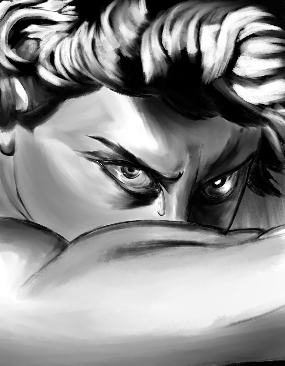 FusDoGuy's tweet photo. "Oh how far you have fallen."  

Sketch practice, used 'The Fallen Angel' by Alexandre Cabanel as reference.

#artㅤㅤㅤㅤ https://t.co/ACwEPKw3i3