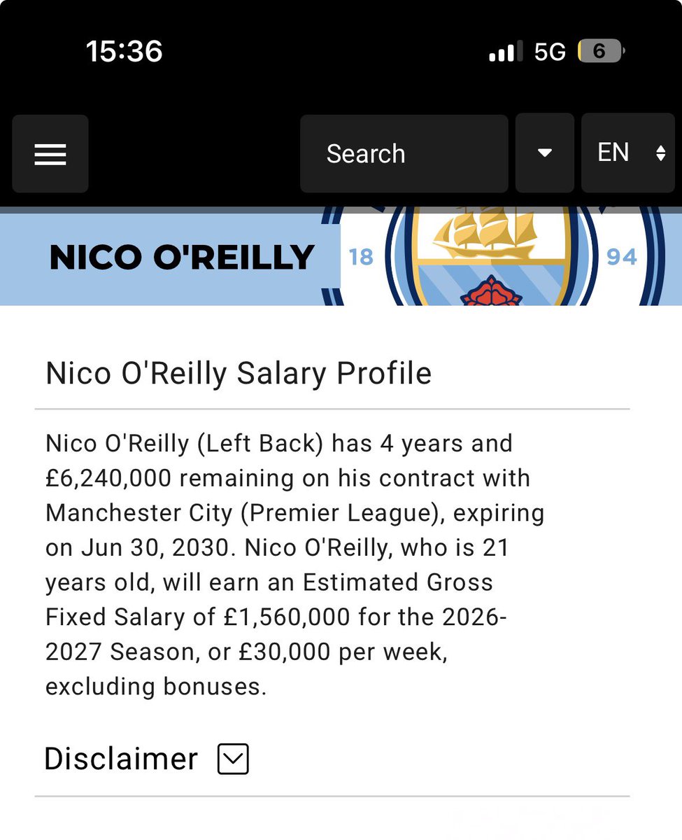 MaxTaskerBCFC's tweet photo. @K_ribensis @danbardell Alright mate, justifying a lad who’s been on loan at Stockport for the last 2 years being on 40 grand a week is just insane. You clearly have absolutely no clue about football finances… and quite evidently neither do your owners. https://t.co/FGW6ETOMs1