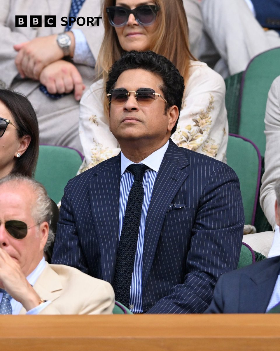 bbctms's tweet photo. Spotted: Sachin Tendulkar at Wimbledon 🤩 https://t.co/pGmr732kCp