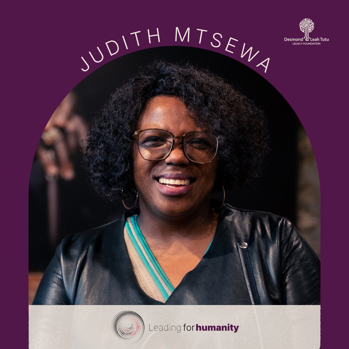 TheTutuLegacy's tweet photo. Almost every nonprofit begins the same way: a heart breaks, and someone refuses to leave it at that.

What happens next is where most of them die. Judith N. Mtsewa built her calling on what happens next.

Ten years in nonprofit leadership. Women's rights. Gender justice. Change Leadership MPhil at GIBS. Founder of a consultancy that accompanies emerging NPOs until they can stand.

We are honoured to journey with her as part of our 2026 Leading for Humanity cohort.

Her mission: societal repair.

"Do your little bit of good where you are; it is those little bits of good put together that overwhelm the world." — Archbishop Desmond Tutu

Judith makes sure the little bits of good survive. 🙌🏾🖤

#LeadingForHumanity #WomenInLeadership #CivilSociety #Ubuntu #TutuLegacy