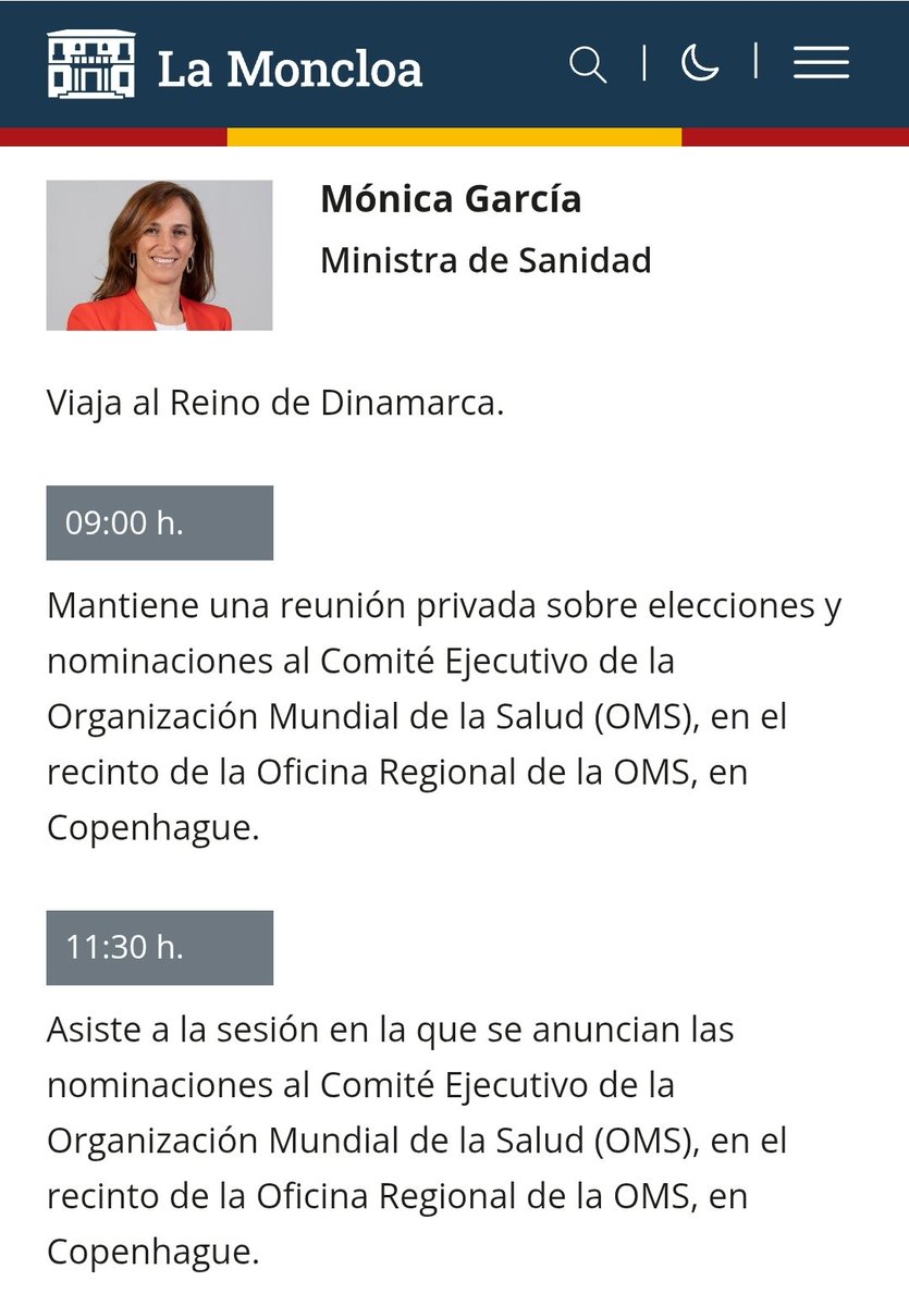 GuillermoRocaf1's tweet photo. Para ABSENTISMO el de la MINISTRA MEMA PIS @Monica_Garcia_G que 🧐 el DÍA después de la DANA de VALENCIA de 2024 se FUGÓ a DINAMARCA habiendo cientos de muertos y miles de abandonados tras las INUNDACIONES 😱👇

https://t.co/5p21b7IL17 https://t.co/CIXYT62kTa