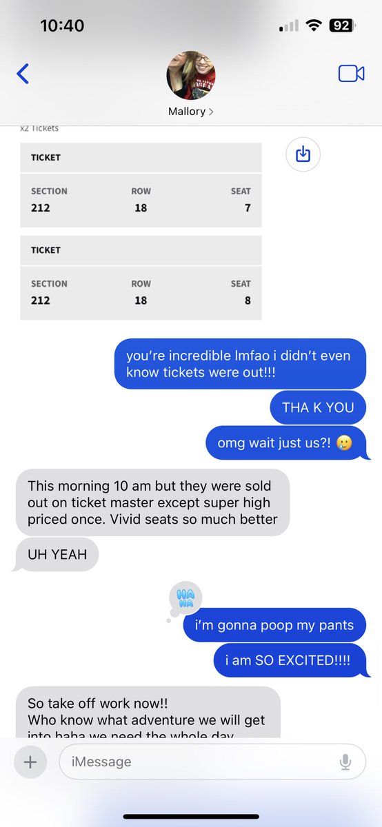 reyciesage's tweet photo. MALLORY AND I ARE SEEING THE JONAS BROTHERS AT MADISON SQUARE GARDEN NEXT MONTH?!?!?? https://t.co/vC7ZXv0qeX