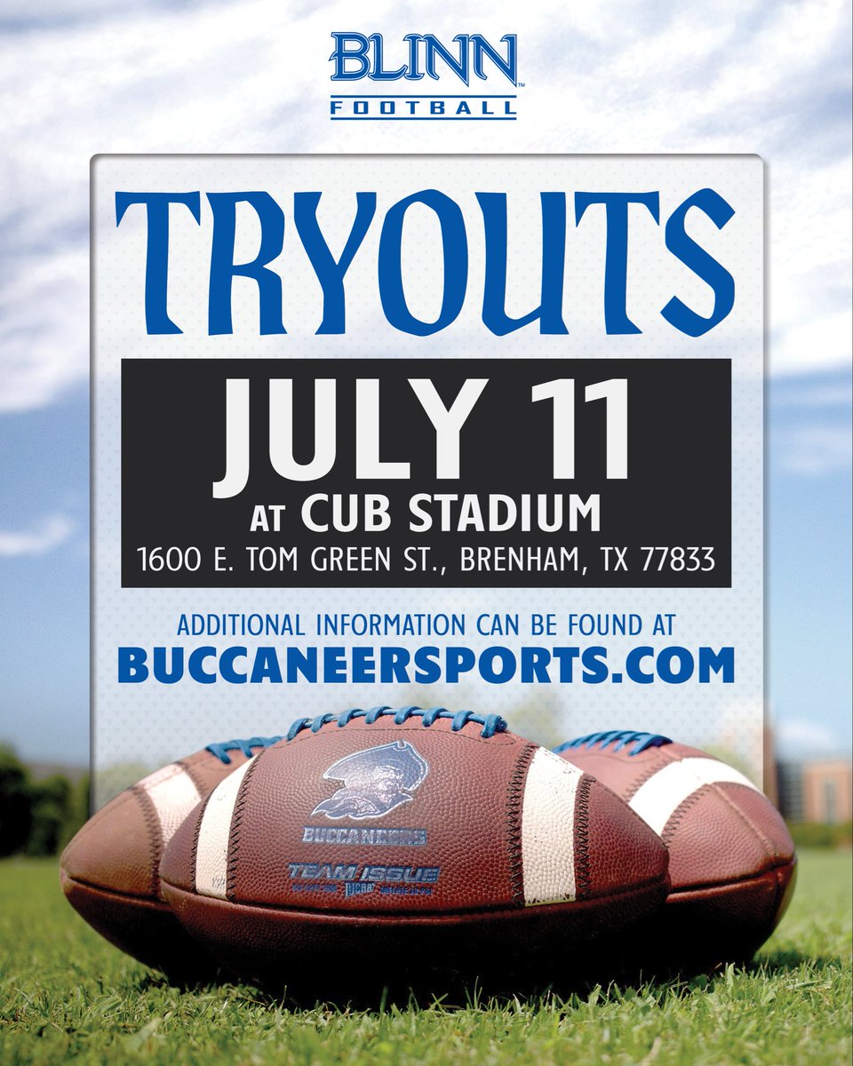 BLINNFBRECRUIT's tweet photo. Tomorrow is the day!! Come show what you got. Still looking for a few guys! 

https://t.co/0iwlbjGVoc https://t.co/QltnB2b8E9