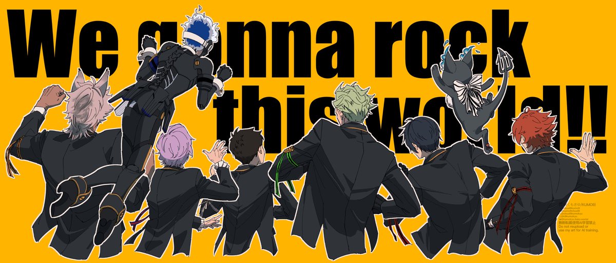 kumo9cloud9's tweet photo. 一年生ズ　"We gonna rock this world!!" https://t.co/sWLBbd0yW2