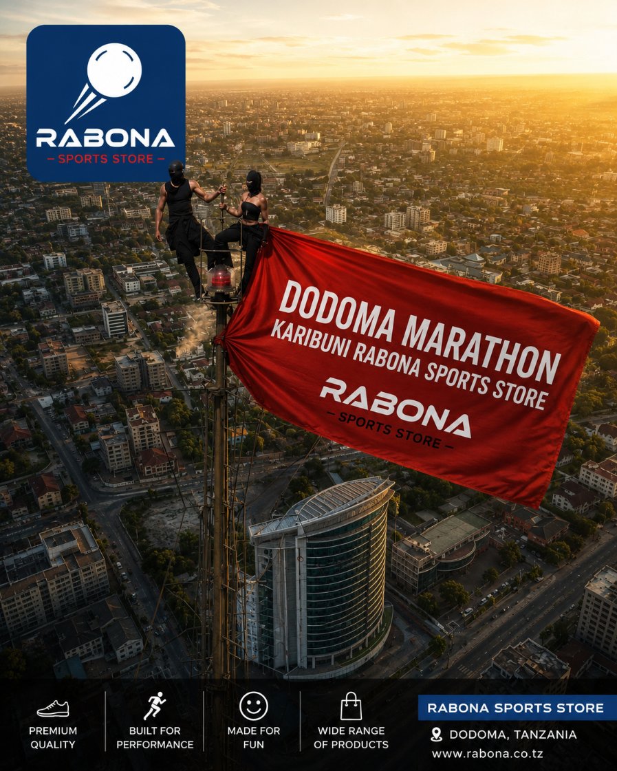 rabonatz's tweet photo. 🚨🏃‍♂️ NBC DODOMA MARATHON/BONANZA 🏃‍♀️🚨

•Pata viatu vya michezo na mavazi bora ya mazoezi. 
•Karibu Rabona Sports Store, mshirika wako wa kila hatua 
📍 Dar es salaam, Dodoma, Tunduma na Tanzania yote unapata
📞 0735 50 50 59

#KataWeseOkoaMaisha https://t.co/sqAIqa2yum