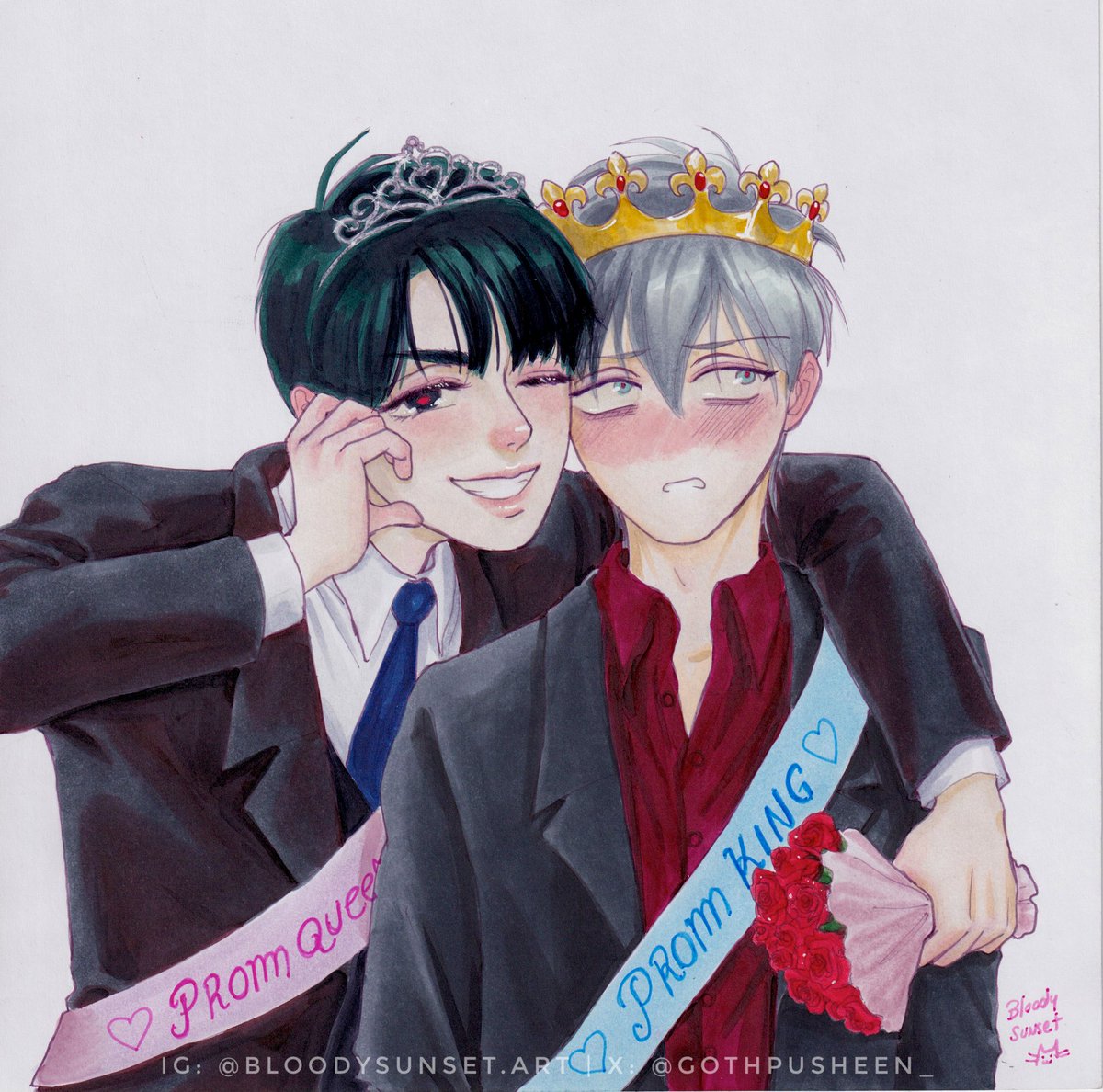 GothPusheen_'s tweet photo. Day 6 of ivtiiv week 2026: Prom night

@ivtiivweek
 #ivtiivweek #ivtiivweek2026 #ivtiiv #tiivti https://t.co/lw7EWdE832