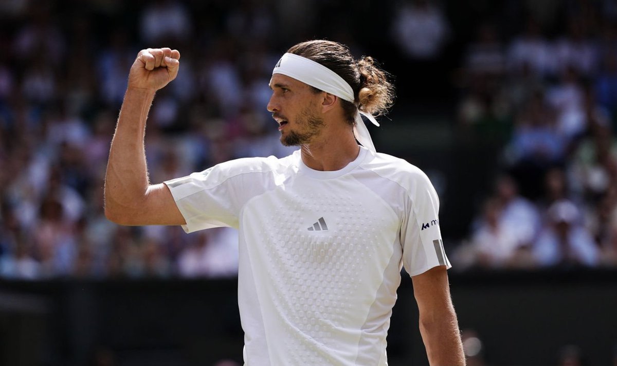 josemorgado's tweet photo. Alexander Zverev defeats Arthur Fery 7-6(0), 6-2, 6-4 to reach his first #Wimbledon final!

5th career Grand Slam final

Back to world #2 after the tournament https://t.co/9NqpGEjH7p