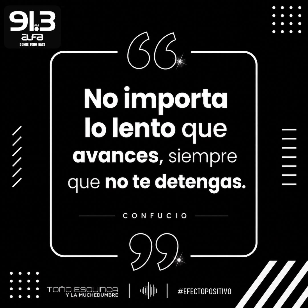 alfa913fm's tweet photo. Respira. Confía en tu proceso.
No importa si hoy avanzaste un centímetro; lo importante es que no dejaste de caminar. 💫
#Alfa913FM #DondeTodoNace #EfectoPositivo #Confucio #Inspiración https://t.co/vQtlR3Hkyz
